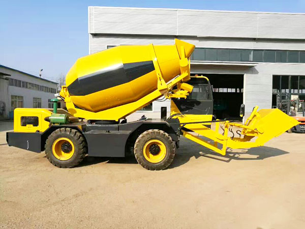 3.5 cub self-loading transit mixer