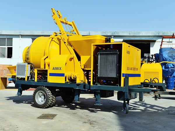 portable concrete mixer pump