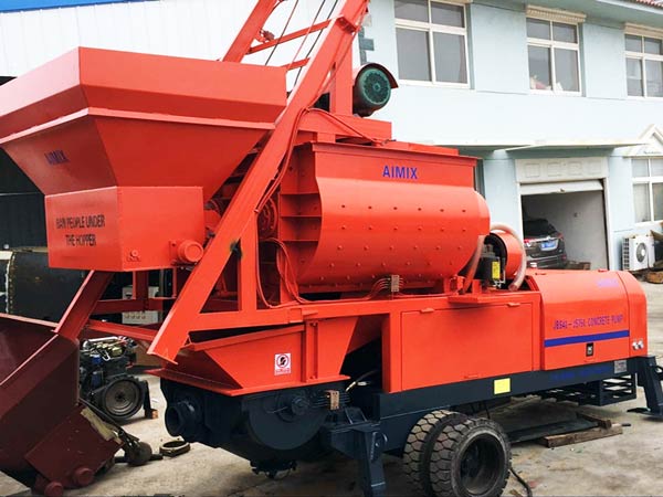 small portable concrete pump